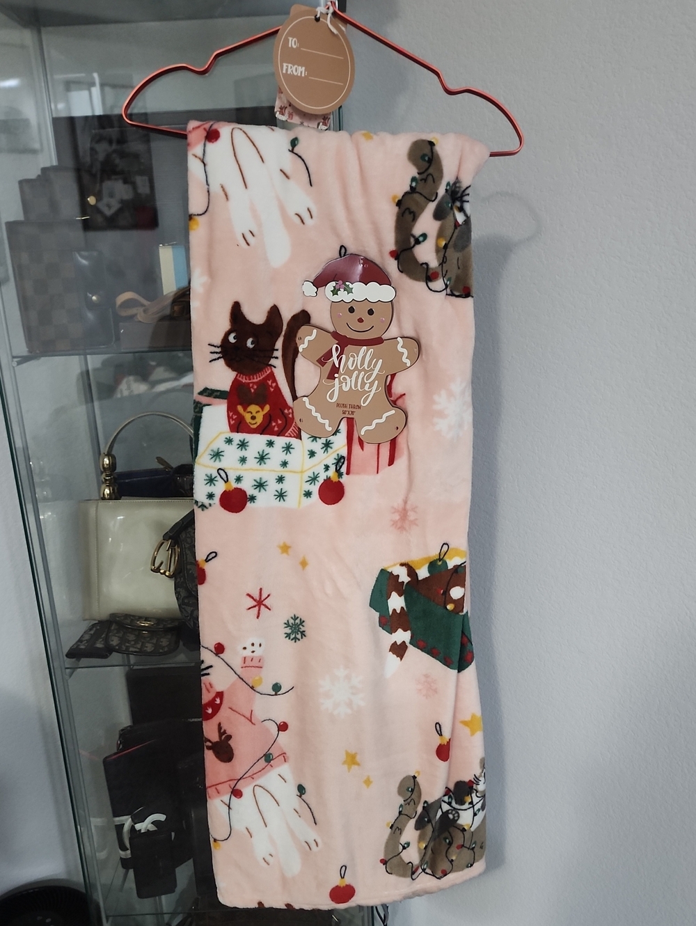Holiday Cats Blanket 50x70